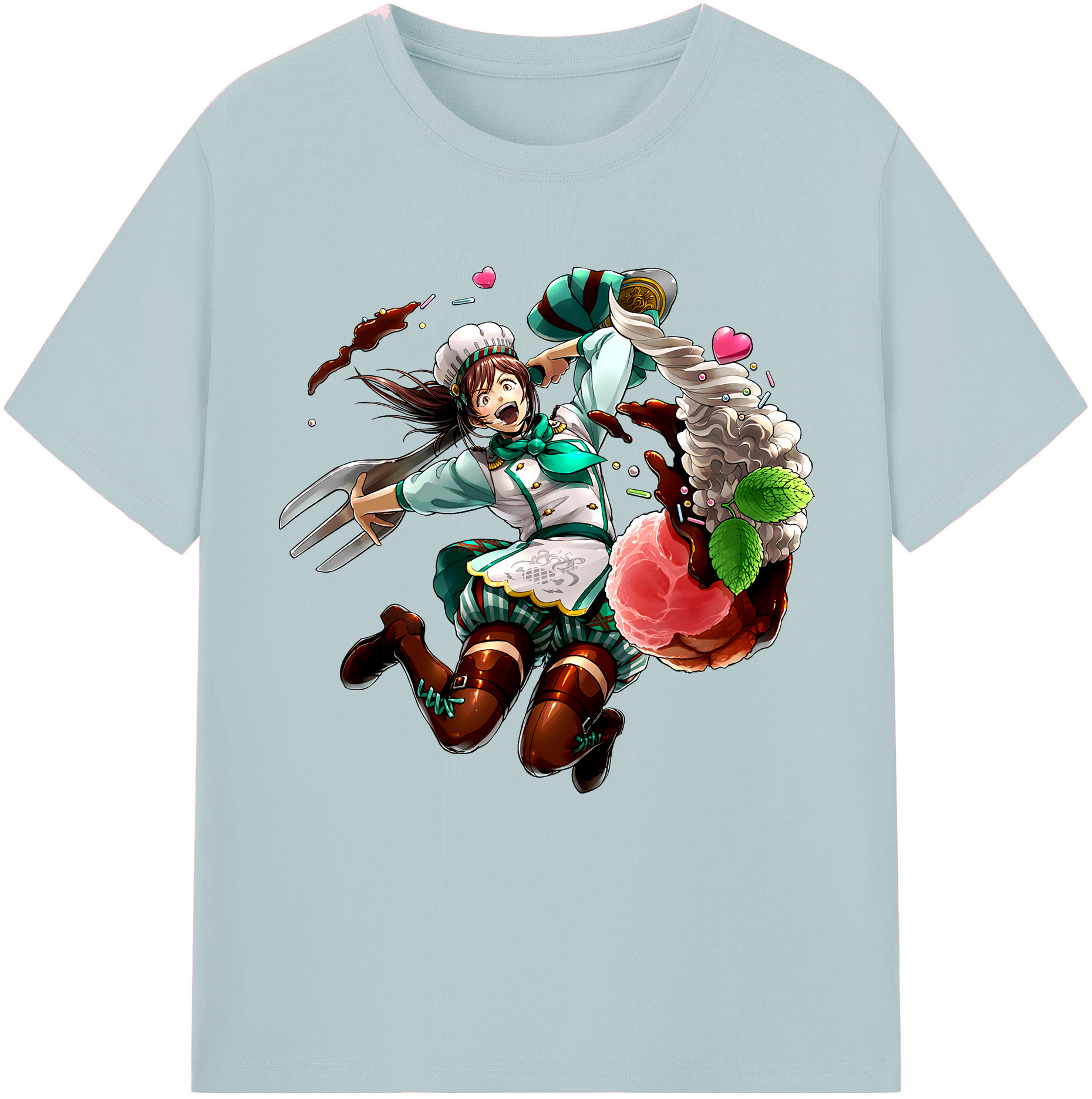 （画像用） 進撃の巨人 サシャ·ブラウス Attack on Titan Sasha Blaus 綿100％半袖Tシャツ（フロントプリント）